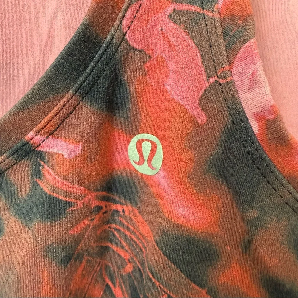 Lululemon Cool Racerback Short‎ Tank Top *Nulu Intensity Pink Blossom Multi 6